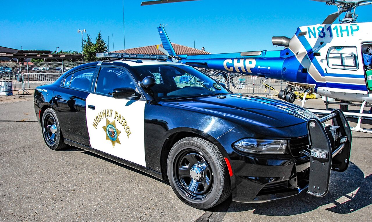 California Highway Patrol vehicle